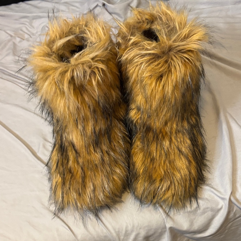 Faux Fur Fuzzy Boots